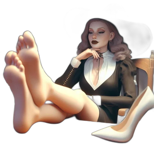 shoes, furniture, staff, concept art, 3d render, fantasy art, comic book art, neon lights transparent PNG cut-out