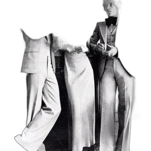 jacket, dress, staff, furniture, concept art, outer space, monochrome, three transparent PNG cut-out