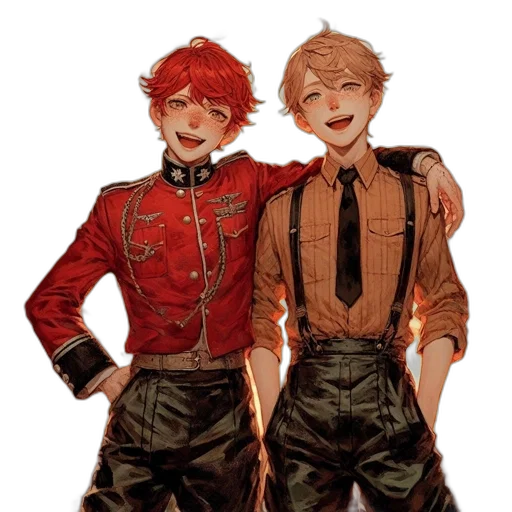 jacket, staff, concept art, pixel art, fantasy art, watercolor, red, golden transparent PNG cut-out
