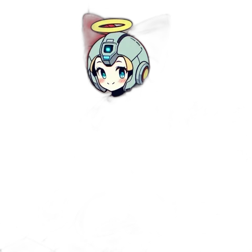 weapon, jewelry, staff, food, anime, pixel art, vaporwave, cartoon transparent PNG cut-out
