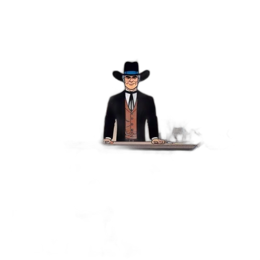 hat, staff, robot, food, pixel art, concept art, cartoon, 3d render transparent PNG cut-out