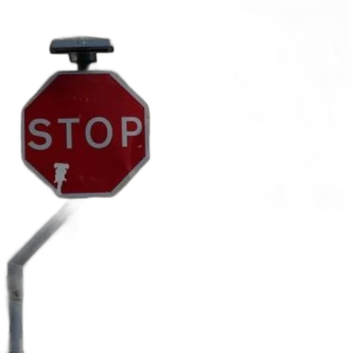 staff, robot, weapon, car, 3d render, stop, sign, front transparent PNG cut-out