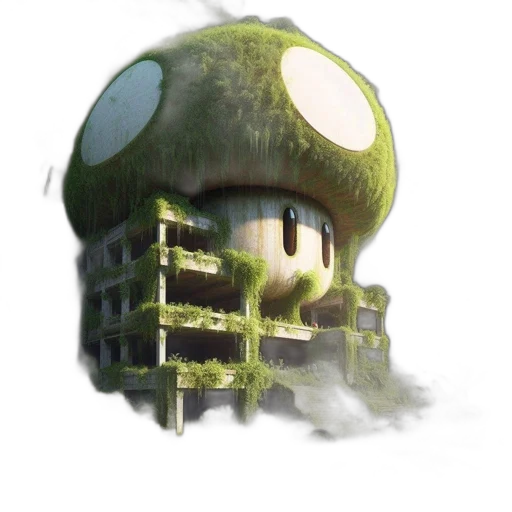 building, robot, weapon, face, concept art, 3d render, fantasy art, photorealistic transparent PNG cut-out