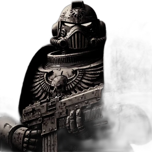 robot, mask, weapon, sword, concept art, fantasy art, photorealistic, comic book art transparent PNG cut-out