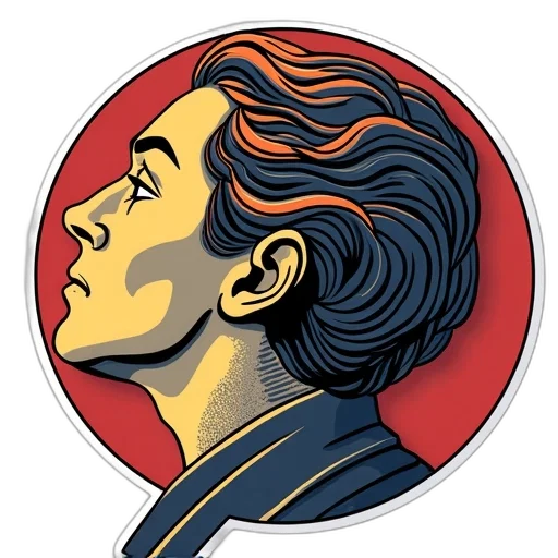 face, staff, hair, jacket transparent PNG cut-out