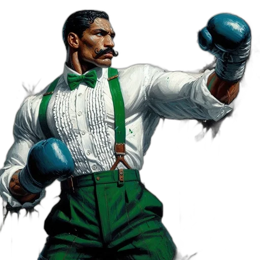 comic book art, concept art, photorealistic, fantasy art, man, formal, attire, thick transparent PNG cut-out