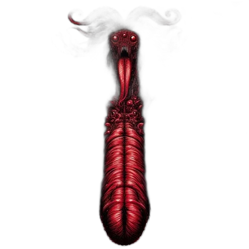 creature, dragon, mask, animal, concept art, fantasy art, pixel art, photorealistic transparent PNG cut-out