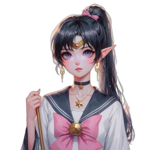 staff, jewelry, face, sword, fantasy art, concept art, anime, pixel art transparent PNG cut-out
