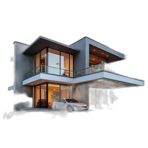 building, 3d render, photorealistic, concept art transparent PNG cut-out