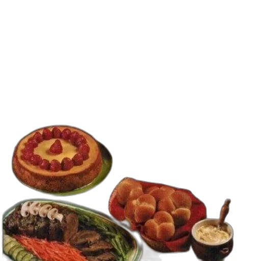 food, furniture, hat, photorealistic, concept art, cookbook, cover, featuring transparent PNG cut-out