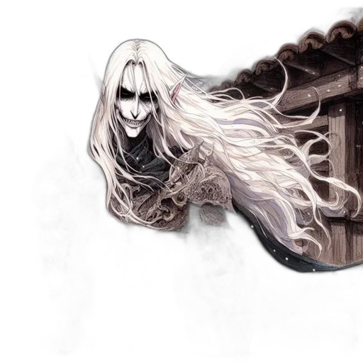 hair, creature, dragon, mask transparent PNG cut-out
