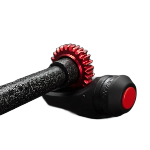 weapon, staff, 3d render, carbon transparent PNG cut-out