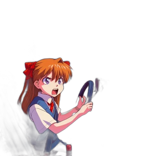 weapon, staff, robot, dress, anime, concept art, pixel art, watercolor transparent PNG cut-out