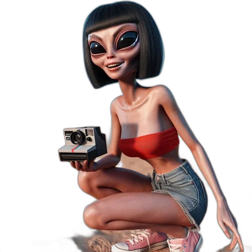 robot, weapon, dress, creature, concept art, cartoon, comic book art, 3d render transparent PNG cut-out