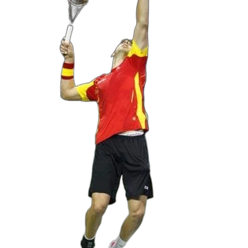 staff, weapon, robot, 3d render, photorealistic, tennis, player, red transparent PNG cut-out