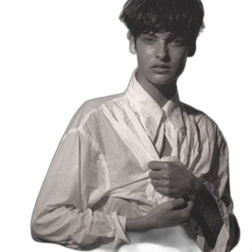 jacket, staff, face, hair, photorealistic, oil painting, concept art, black-and-white transparent PNG cut-out