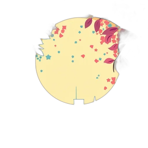 colorful, pastel, golden, 2013 transparent PNG cut-out