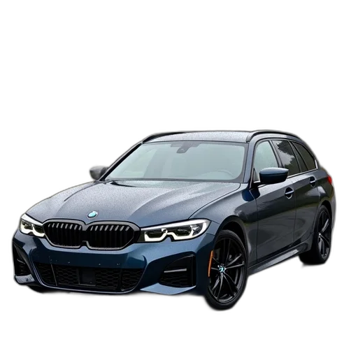 car, photorealistic, 3d render, bmw transparent PNG cut-out