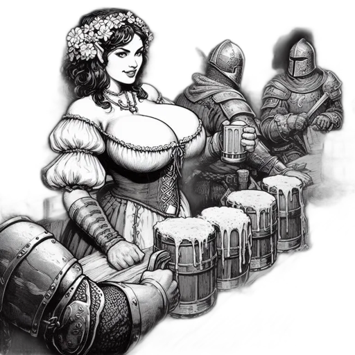 robot, crown, concept art, fantasy art, comic book art, pencil sketch, fire, snow transparent PNG cut-out