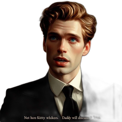 face, comic book art, photorealistic, concept art, fantasy art, dark, dapper, young transparent PNG cut-out