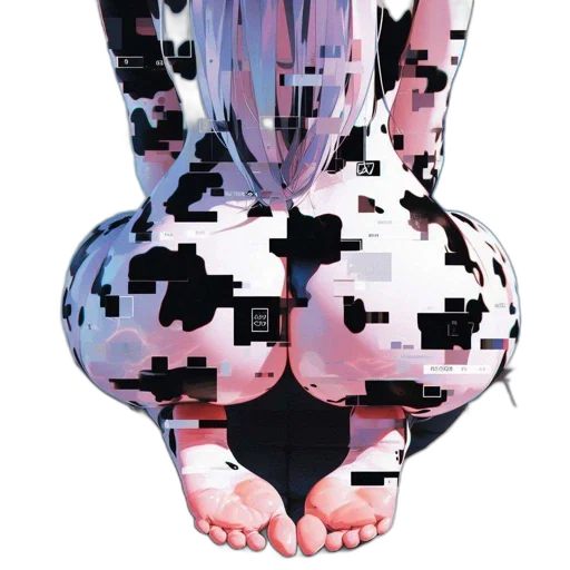 robot, dress, mask, face, pixel art, vaporwave, cyberpunk, 3d render transparent PNG cut-out