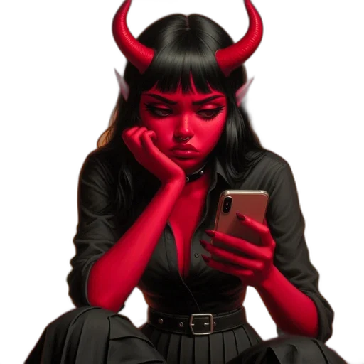 mask, face, concept art, comic book art, fantasy art, pixel art, red, dark transparent PNG cut-out