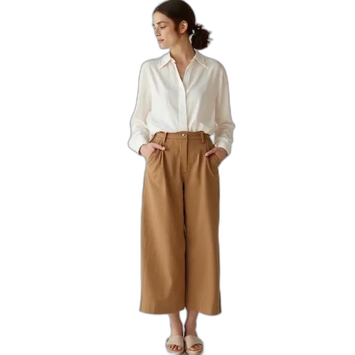jacket, staff, dress, earth tones transparent PNG cut-out