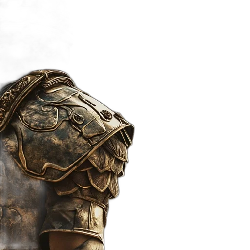 sword, crown, mask, face, 3d render, photorealistic, concept art, armor-clad transparent PNG cut-out