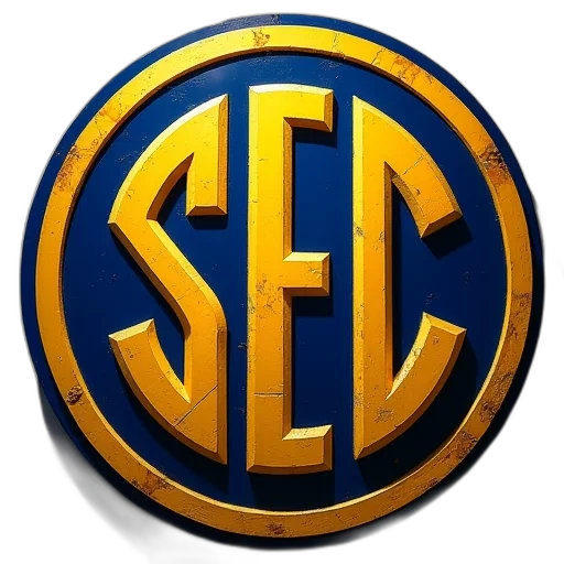 sec, logo, shown, espn transparent PNG cut-out