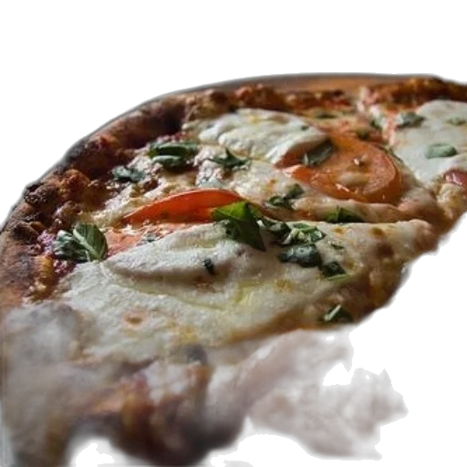food, face, 3d render, photorealistic, delicious, margherita, pizza, fresh transparent PNG cut-out
