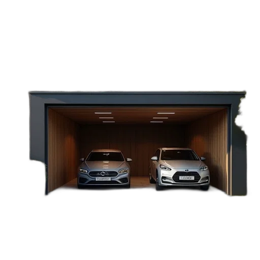 car, furniture, building, 3d render transparent PNG cut-out