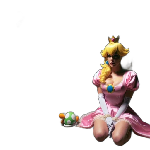 crown, dress, staff, weapon, 3d render, concept art, pixel art, photorealistic transparent PNG cut-out
