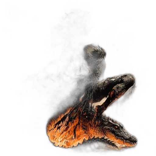 dragon, mask, creature, animal, photorealistic, concept art, fantasy art, 3d render transparent PNG cut-out