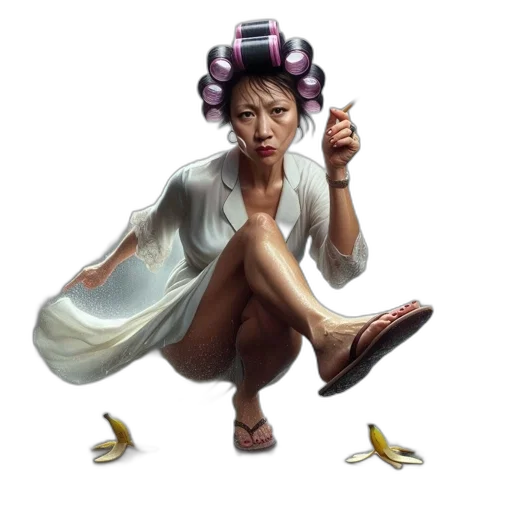 shoes, weapon, staff, cyberpunk, concept art, photorealistic, fantasy art, woman transparent PNG cut-out