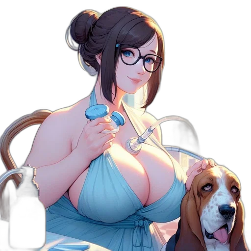 dress, staff, anime, concept art, fantasy art, pixel art, blue, pastel transparent PNG cut-out