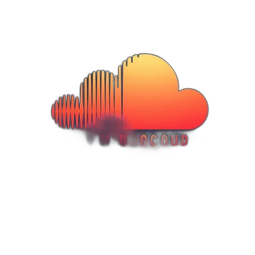 vaporwave, pixel art, colorful, title, soundcloud, word transparent PNG cut-out