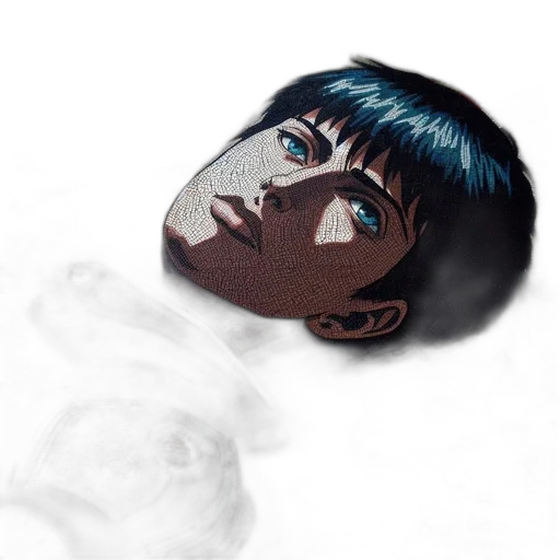 mask, face, crown, jewelry, photorealistic, anime, watercolor, vaporwave transparent PNG cut-out