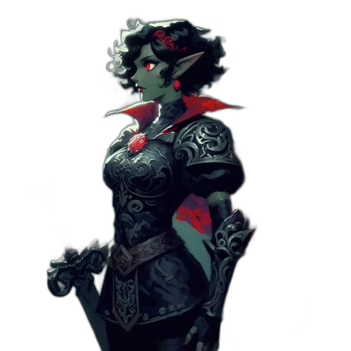 staff, mask, dress, concept art, fantasy art, comic book art, pixel art, red transparent PNG cut-out