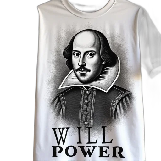 white, shirt, words, will transparent PNG cut-out