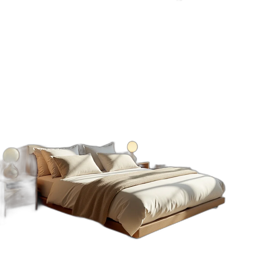 furniture, 3d render, photorealistic, concept art, night, outer space, neon lights, earth tones transparent PNG cut-out