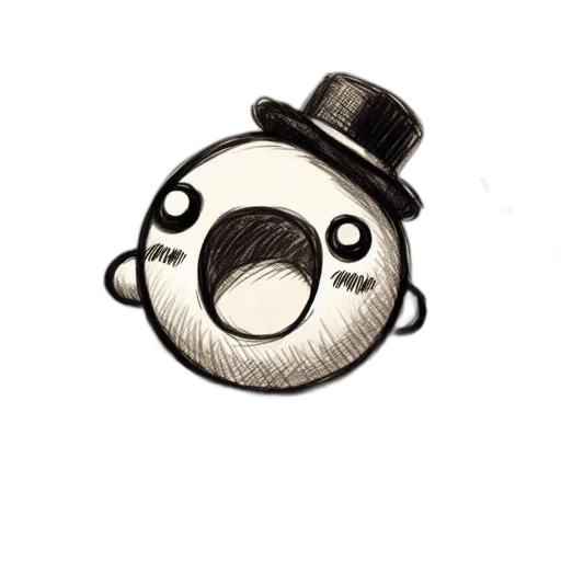 hat, mask, staff, face, concept art, cartoon, watercolor, anime transparent PNG cut-out