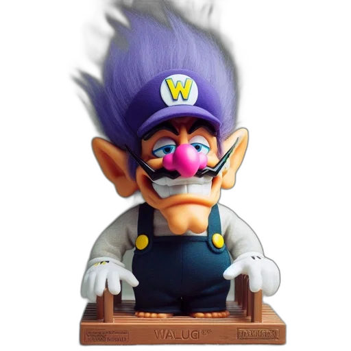 crown, hat, staff, mask, concept art, 3d render, figurine, representation transparent PNG cut-out