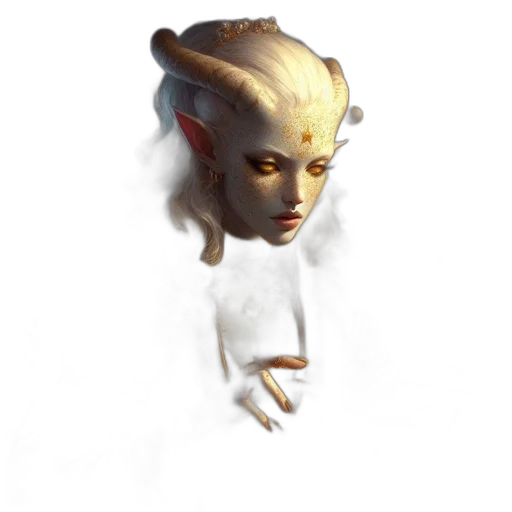 creature, staff, mask, face, concept art, fantasy art, 3d render, pixel art transparent PNG cut-out