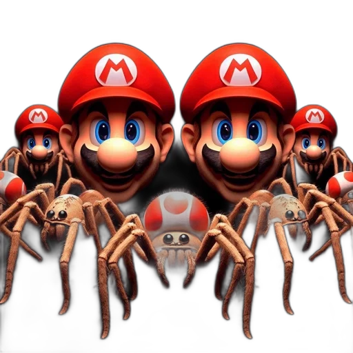 mask, creature, animal, 3d render, concept art, pixel art, fantasy art, multiple transparent PNG cut-out