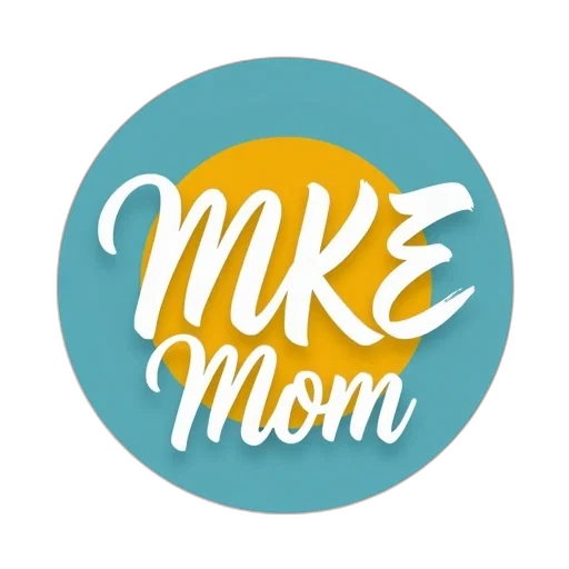 circular, logo, blue, background, yellow, circle, center, features transparent PNG cut-out
