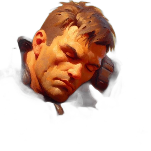 face, jacket, weapon, staff, concept art, photorealistic, comic book art, pixel art transparent PNG cut-out