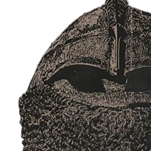 mask, hat, crown, jacket, concept art, black, white, illustration transparent PNG cut-out
