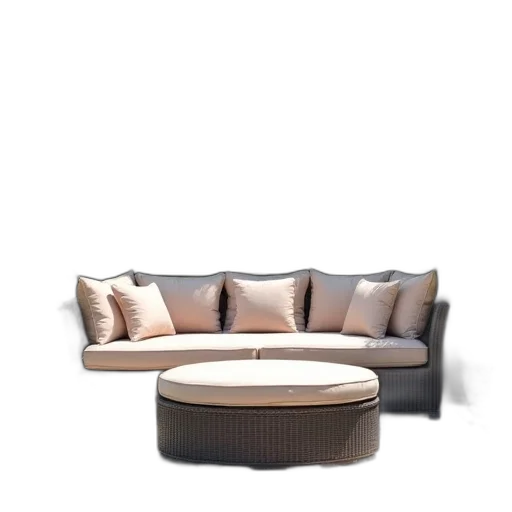 furniture, 3d render, photorealistic, earth tones transparent PNG cut-out