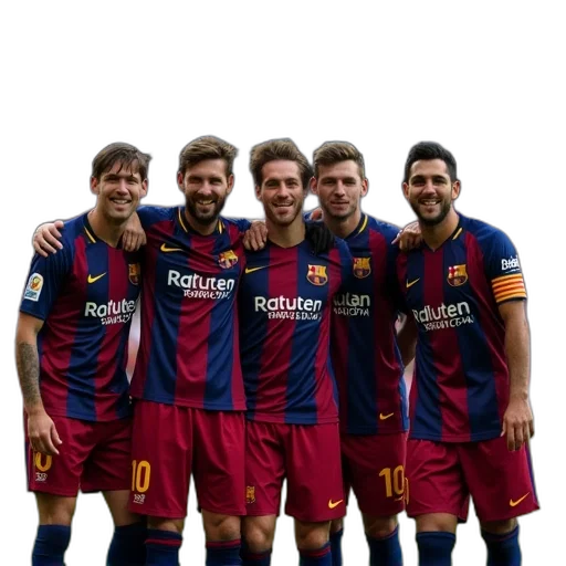 staff, animal, pixel art, photorealistic, concept art, oil painting, barcelona, team transparent PNG cut-out