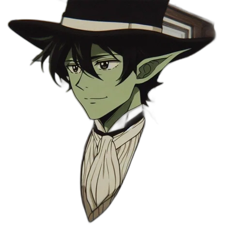 hat, staff, face, mask, concept art, fantasy art, cartoon, pixel art transparent PNG cut-out